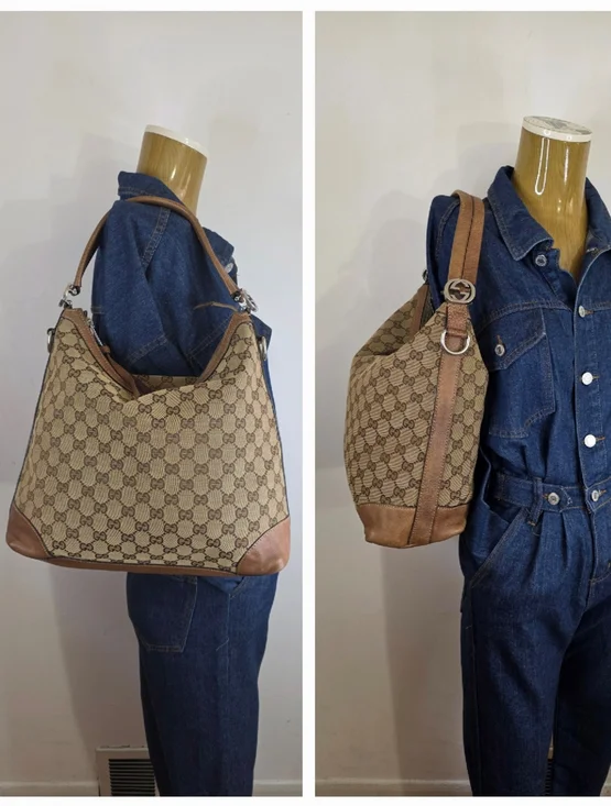 ✨️GUCCI GG Canvas Miss GG Hobo Bag - Picture 1 of 16
